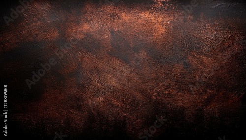 old grunge copper bronze rusty texture dark black background effect