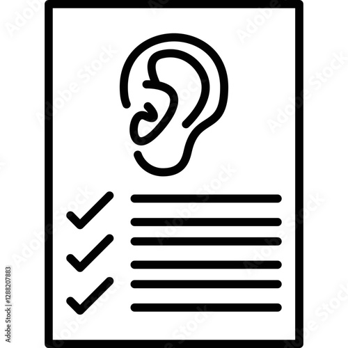 Auditory Icon Vector Element