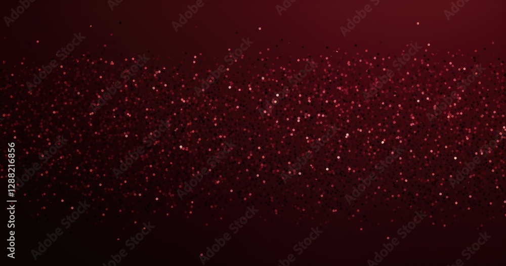 A shimmering background of red and gold glitter particles, creating a festive atmosphere. A shimmering background of red and gold glitter particles, creating a festive atmosphere.