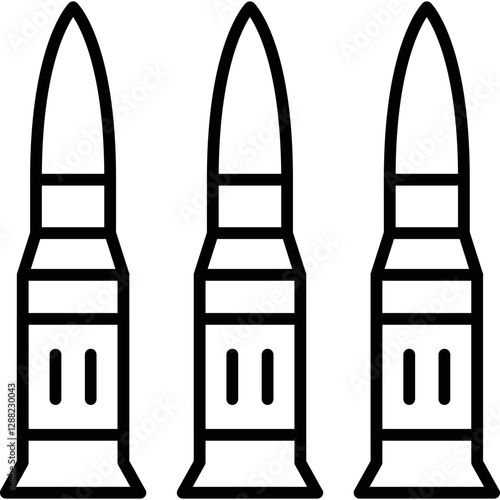 Bullets Icon Vector Element