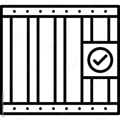 Jail Icon Vector Element