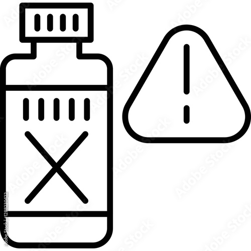 Poison Icon Vector Element