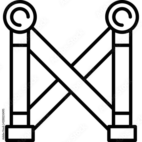 Crime Scene Icon Vector Element