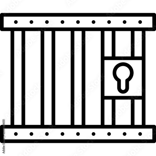 Prison Icon Vector Element