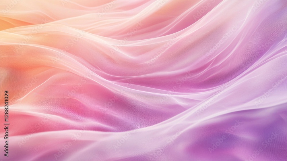 Pastel Dream: Abstract Texture of Flowing Fabric in Soft Hues Pastel Dream: Abstract Texture of Flowing Fabric in Soft Hues