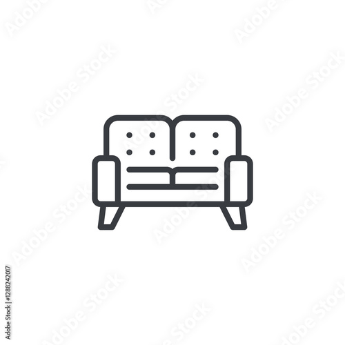 Sofa line icon