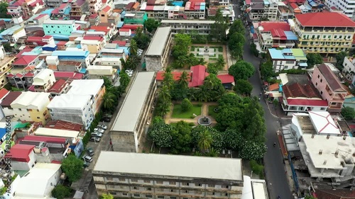 Flying Over Tuol Sleng – Aerial Video of Phnom Penh’s History