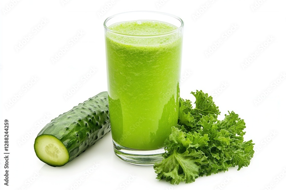 Green Smoothie with Cucumber and Parsley Green Smoothie with Cucumber and Parsley