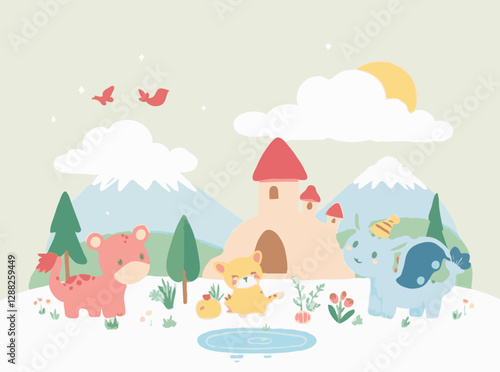 Adorable Creatures and Fantasy Landscapes