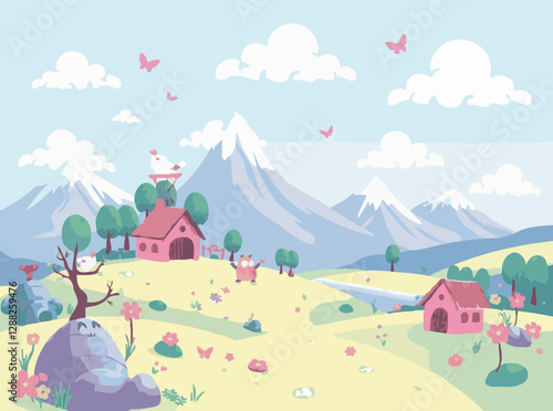 Adorable Creatures and Fantasy Landscapes
