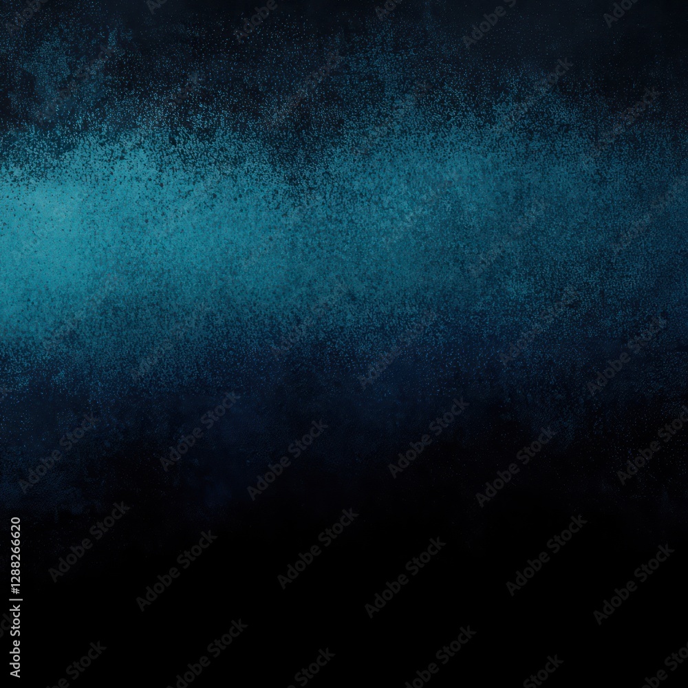 Fototapeta premium Navy blending into teal with a soft, grainy noise on a dark base.