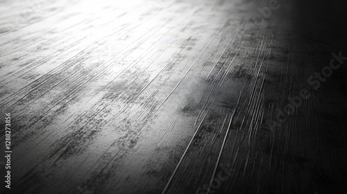 Captivating black and white close-up of textured wood grain, showcasing intricate patterns and slight unevenness for an organic, natural allure