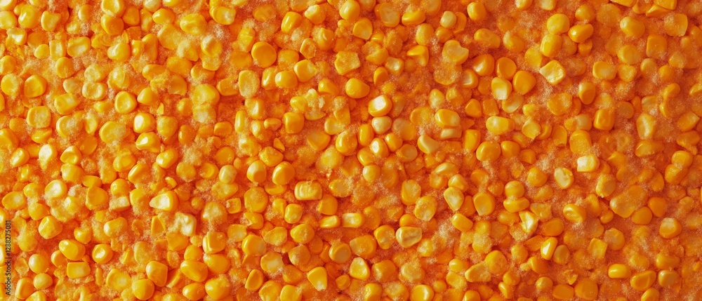 Salty Corn Texture and Golden Kernels 