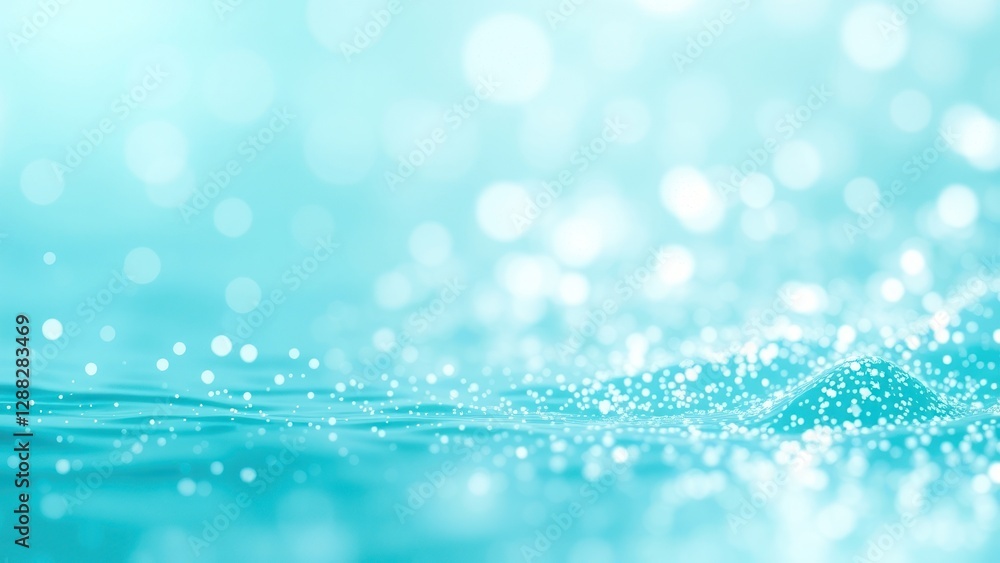 blue christmas background with snowflakes