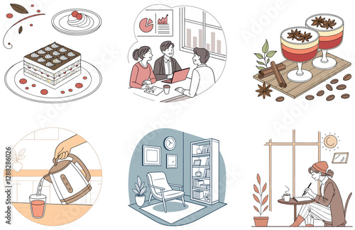 Powerful Amazon Rainforest Bundle Coffee Collection Illustrations