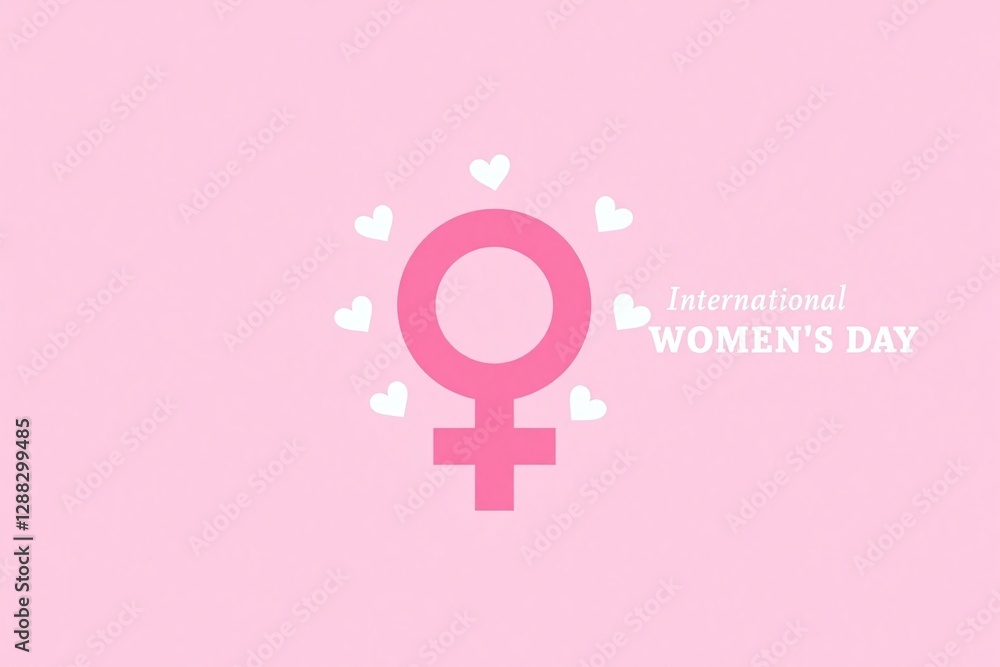 international womens day background with paper cut female symbol international womens day background with paper cut female symbol
