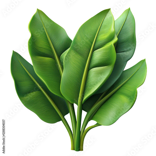 3D-banana-leaf