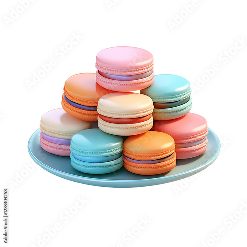 Dessert-Macaron-3D
