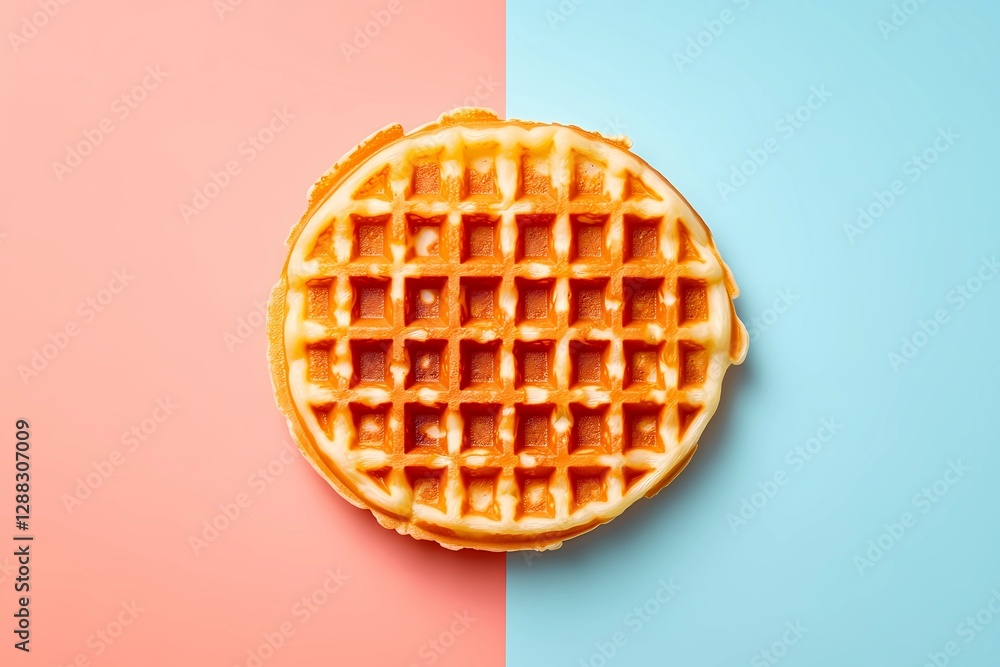 Illustrated waffles with honey drizzle and powdered sugar, perfect for food blogs, breakfast promotions, and digital menus, styled as a retro cookbook drawing Illustrated waffles with honey drizzle and powdered sugar, perfect for food blogs, breakfast promotions, and digital menus, styled as a retro cookbook drawing