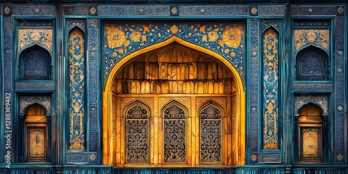 Captivating Architectural Details of the Iconic Taj Mahal Mausoleum in Agra India