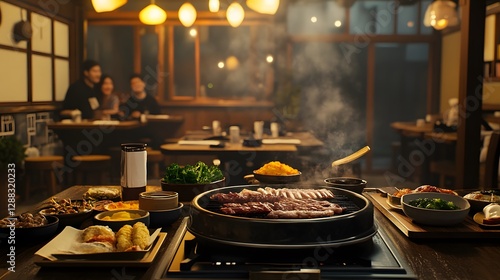 Delicious Indoor Korean BBQ Gathering