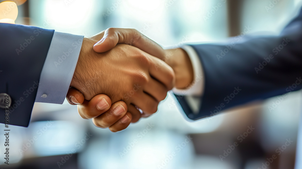 Professional handshake symbolizing agreement, partnership, and successful business deals, fostering trust and common goals. Professional handshake symbolizing agreement, partnership, and successful business deals, fostering trust and common goals.
