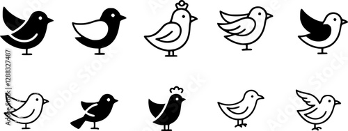 early bird icon in different style vector illustration. two colored and black early bird vector icons designed in filled, outline, line and stroke style can be used for web, mobile, ui