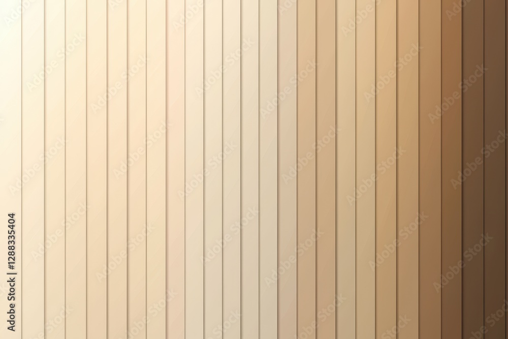Fototapeta premium Gradient of warm beige tones with vertical lines.