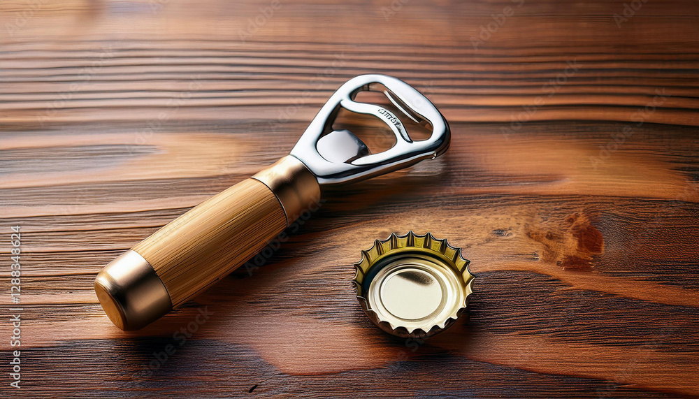 bottle opener with Bottle Cap