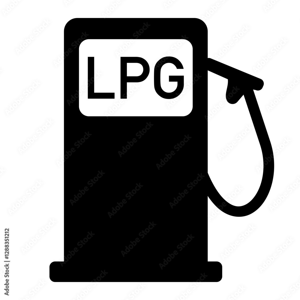 Fotografie LPG und Tankstelle