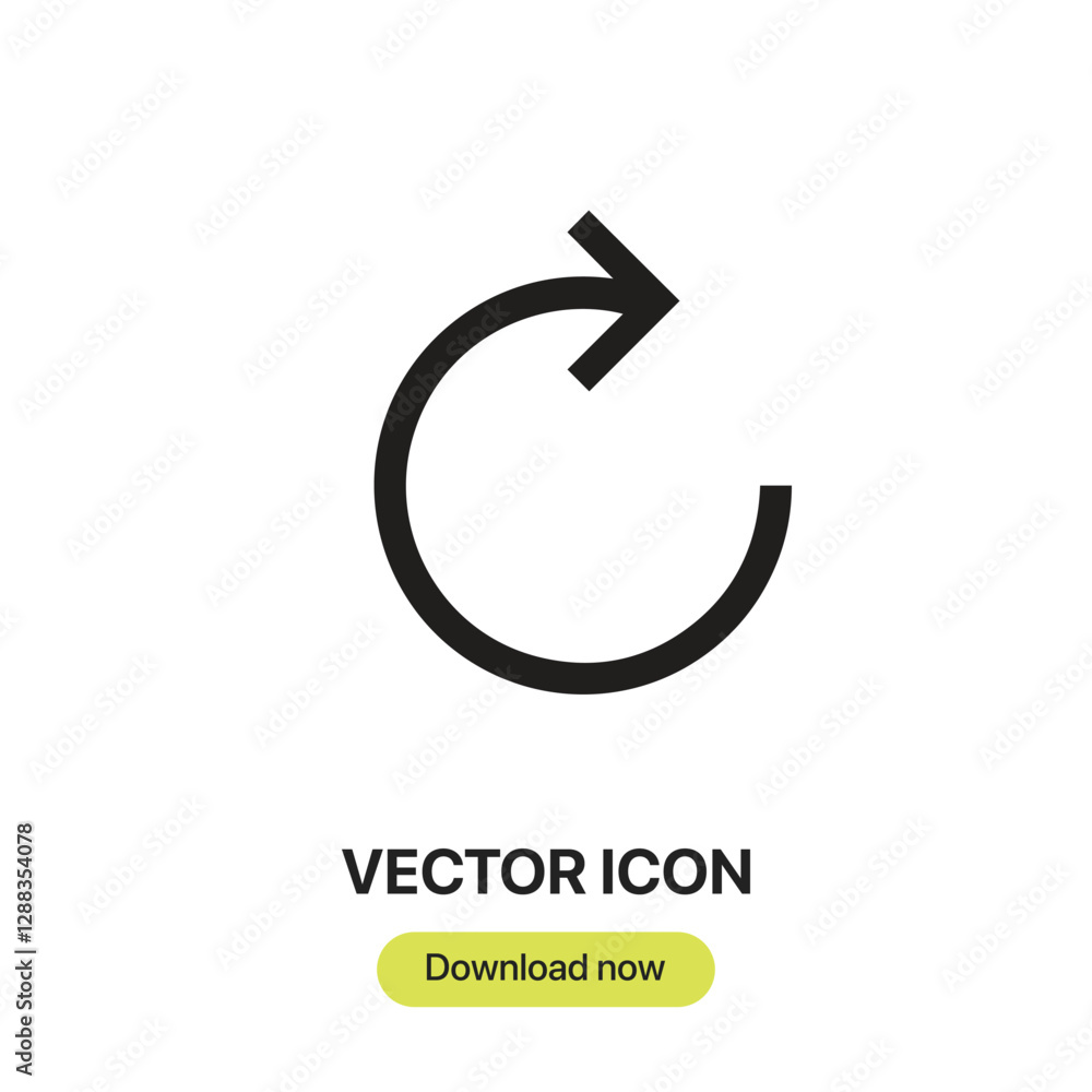 Reload the icon vector. Linear-style sign for mobile concept and web design. Reload symbol illustration. Pixel vector graphics - Vector. Reload the icon vector. Linear-style sign for mobile concept and web design. Reload symbol illustration. Pixel vector graphics - Vector.