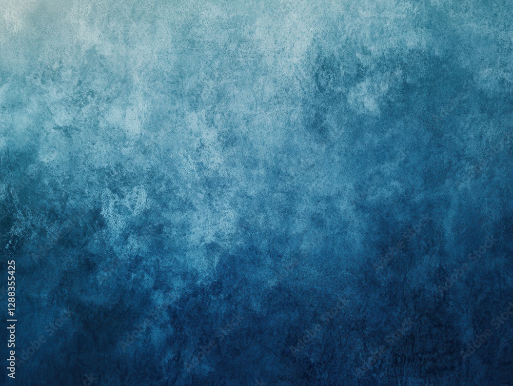 Submerged azure depths, An abstract textured gradient in moody blues Submerged azure depths, An abstract textured gradient in moody blues