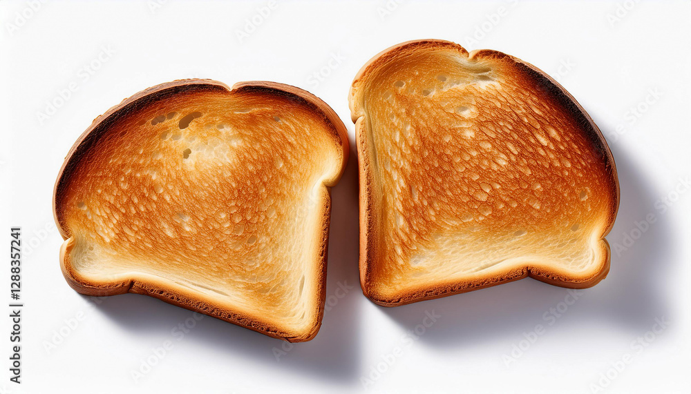 Two slices of toasted bread