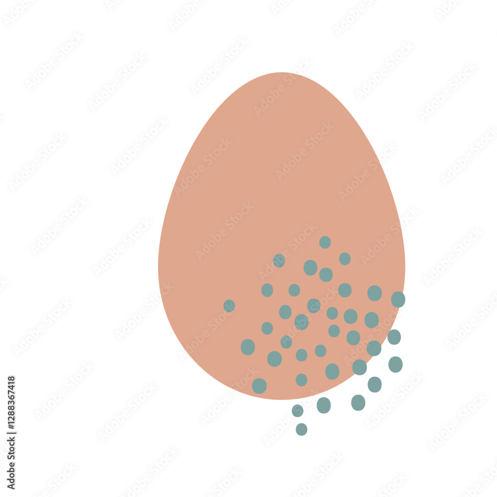 Boho Easter concept design, bunnies, eggs, flowers and rainbows in pastel and terracotta colors, flat vector illustrations Boho Easter concept design, bunnies, eggs, flowers and rainbows in pastel and terracotta colors, flat vector illustrations