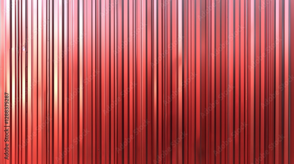 Red Metal Corrugated Panel Abstract, Abstract Texture, Metal Wall, Texture, Metal Red Metal Corrugated Panel Abstract, Abstract Texture, Metal Wall, Texture, Metal
