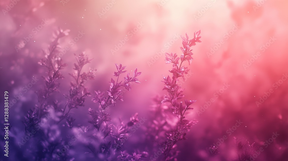 Obraz premium A captivating close-up showcasing swirling hues of purple and pink in nature’s intricate detail, captured with stunning clarity and vibrancy