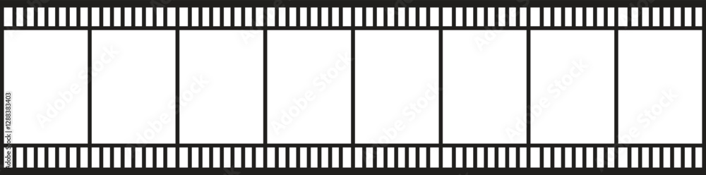 film strip icon. black design in trendy style. Vector illustration film strip icon. black design in trendy style. Vector illustration