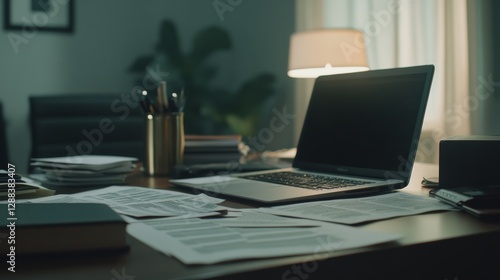 Wallpaper Mural Money laundering investigation in a legal office. Featuring analysis and scrutiny Torontodigital.ca