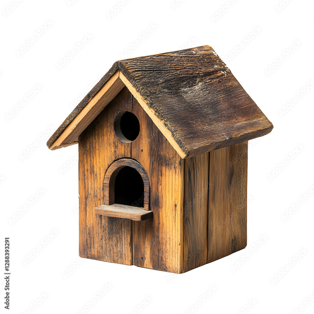 Rustic Wooden Birdhouse, Perfect for Nature Lovers Rustic Wooden Birdhouse, Perfect for Nature Lovers