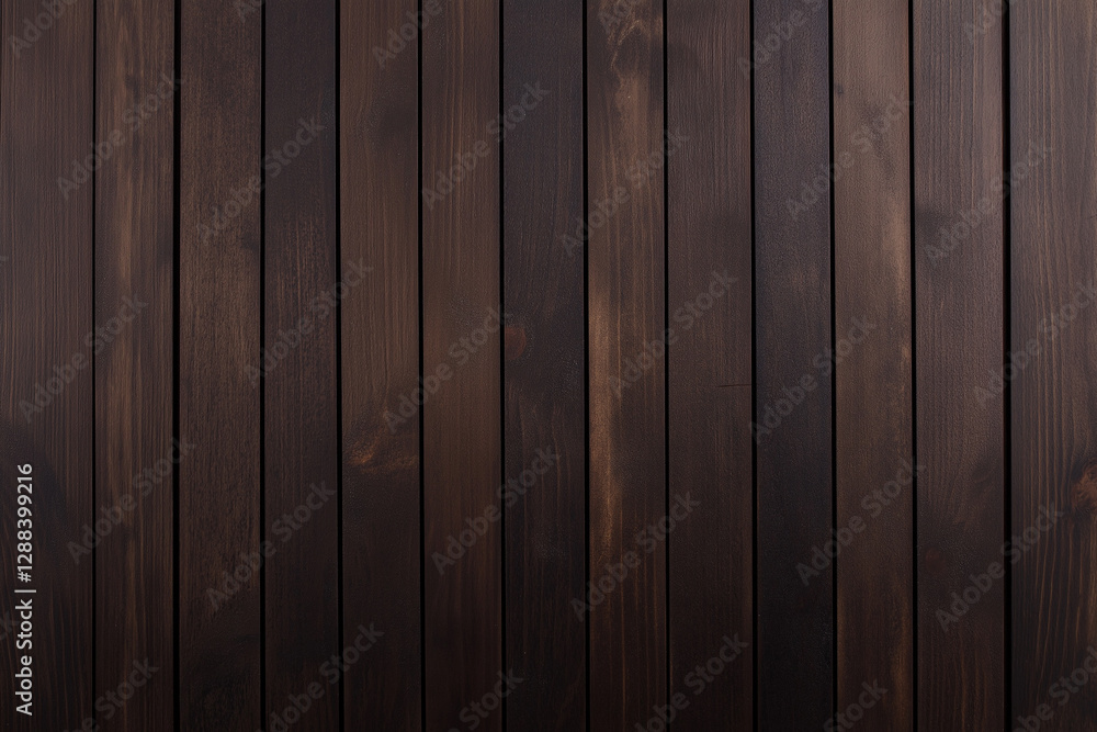 Naklejka premium Elegant Dark Wooden Texture for Sophisticated Interior Design. Generative Ai
