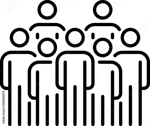 People Icons Work Group Team Business, Group Of People Icon