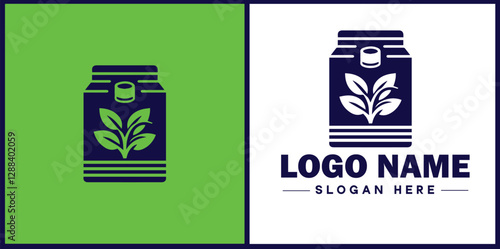 Food Packaging icon Food wrapping Food containerization Edible packaging flat logo sign symbol editable vector