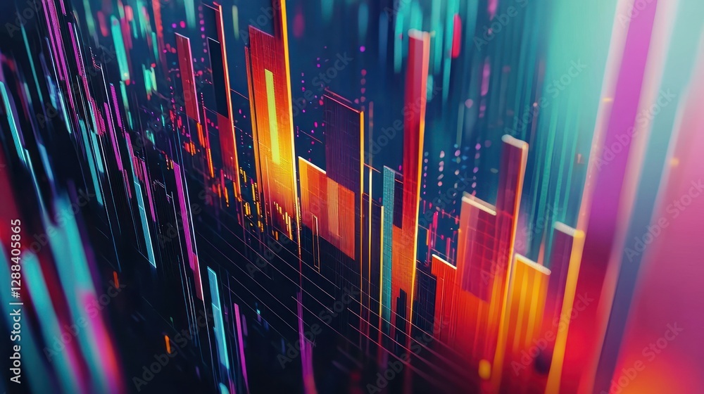 Vector illustration of a stock market or forex trading graph, featuring an abstract financial background for market analysis. Vector illustration of a stock market or forex trading graph, featuring an abstract financial background for market analysis.