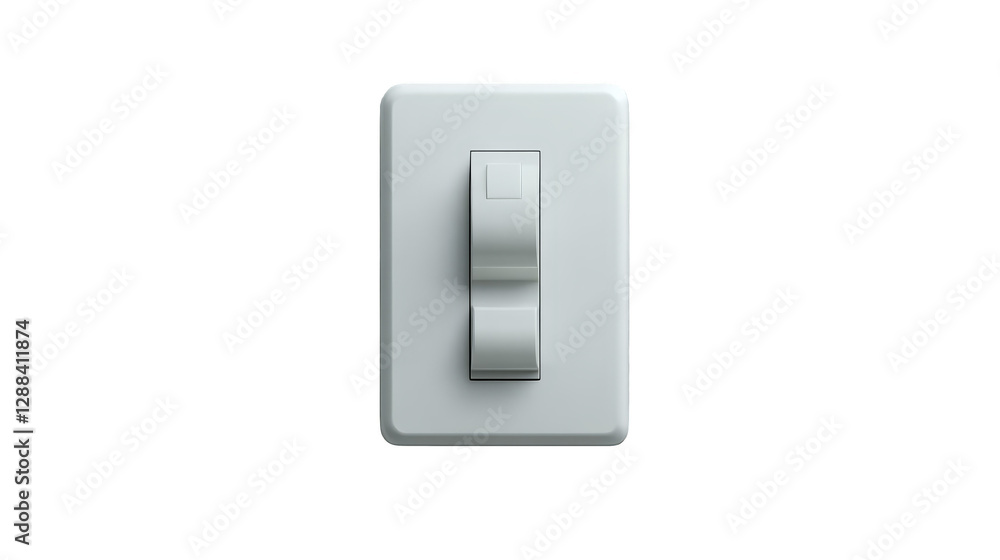 Illuminating plaid, a closeup of light switch on textured fabric closeup Illuminating plaid, a closeup of light switch on textured fabric closeup