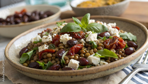 Gourmet Lentil Salad with Sundried Tomatoes 