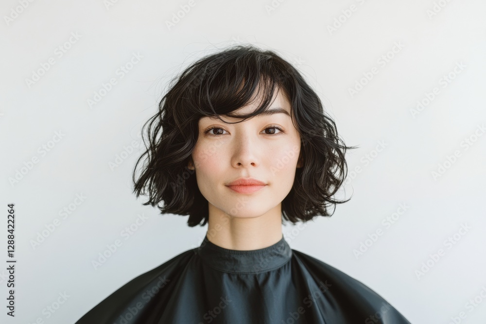 Chic Hime Haircut at Minimalist Salon Precision Styling with Sleek Textures for Trend-Forward Urban Women - Modern Beauty Aesthetics and Professional Branding Chic Hime Haircut at Minimalist Salon Precision Styling with Sleek Textures for Trend-Forward Urban Women - Modern Beauty Aesthetics and Professional Branding