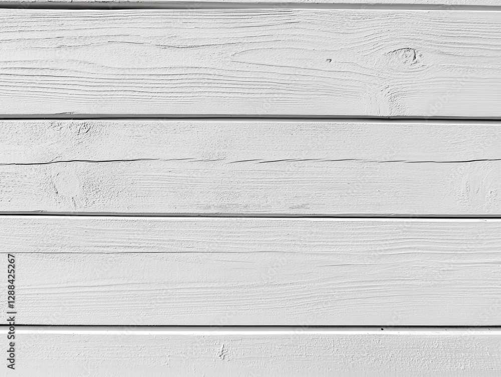 Obraz premium White Washed Wooden Planks Texture Background Image for Design Projects and Applications
