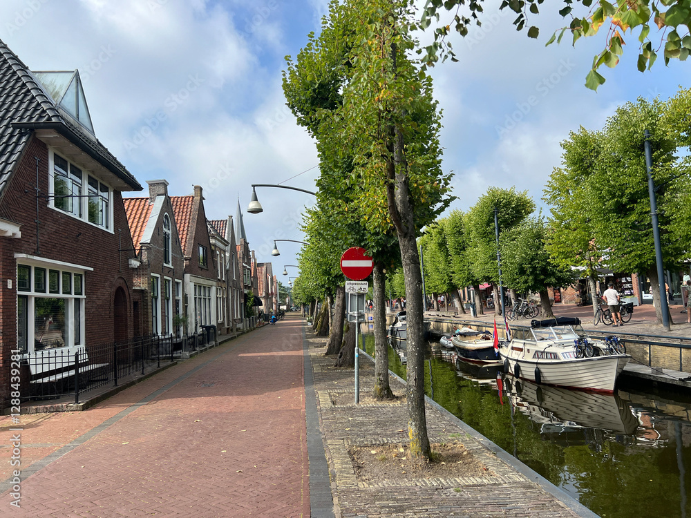 Canal de luts in the town Balk
