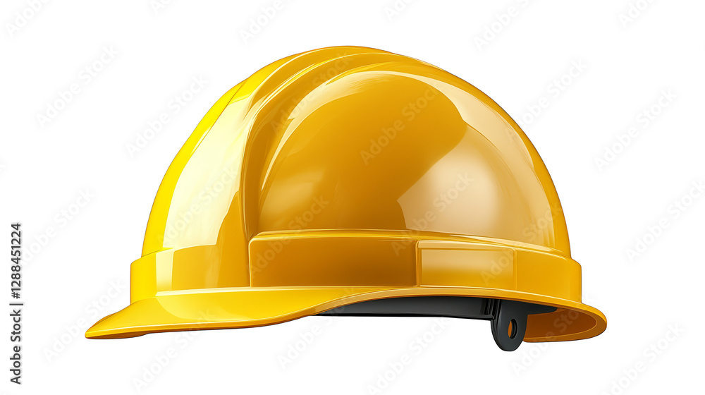 Fototapeta premium Hard hat on plaid background, construction safety and protection in industrial work environments