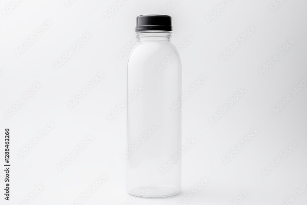 Clear bottle with realistic lighting Clear bottle with realistic lighting